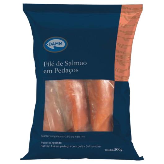 Filé de Salmão em Pedaços Damm Congelado 500g - Imagem em destaque