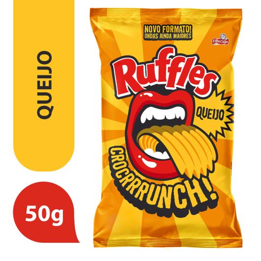 Batata Frita Ondulada Queijo Elma Chips Ruffles Pacote 50G - Imagem em destaque