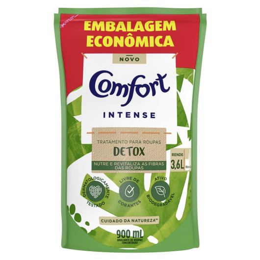 Amaciante Intense Comfort Cuidado da Natureza Refil 900ml - Imagem em destaque