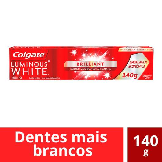Creme Dental Luminous White Brilliant Colgate 140g - Imagem em destaque