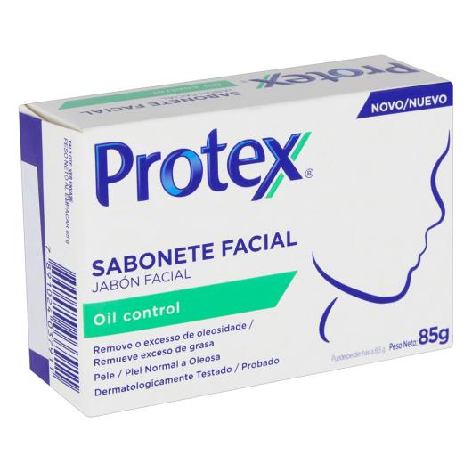Sabonete Barra Oil Control Facial Protex Caixa 85g - Imagem em destaque