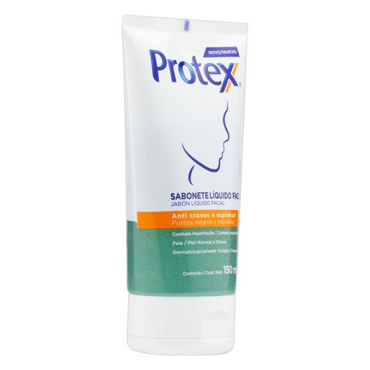 Sabonete Líquido Anti Cravos e Espinhas Facial Protex Bisnaga 150ml - Imagem em destaque