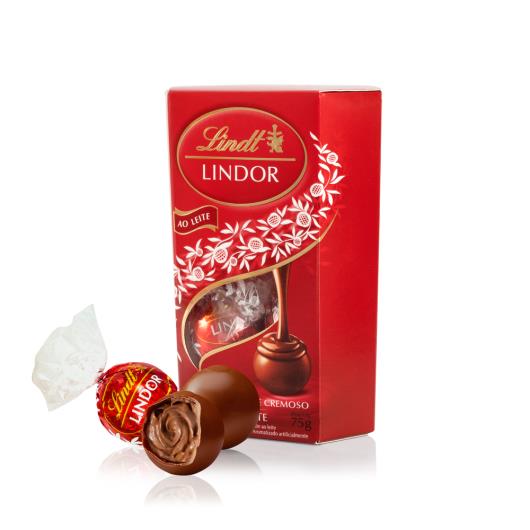 Chocolate Lindt Lindor Cornet Ao Leite 6 unidades 75g - Imagem em destaque