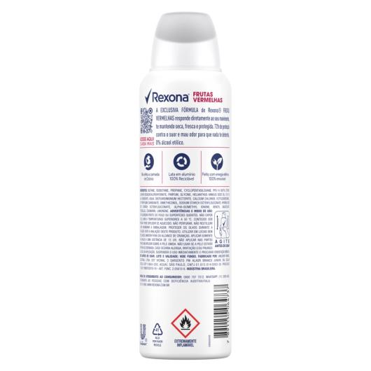 Desodorante Antitranspirante Aerosol Rexona Frutas Vermelhas 72 horas 150ml - Imagem em destaque