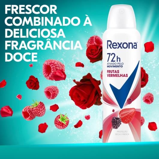 Desodorante Antitranspirante Aerosol Rexona Frutas Vermelhas 72 horas 150ml - Imagem em destaque