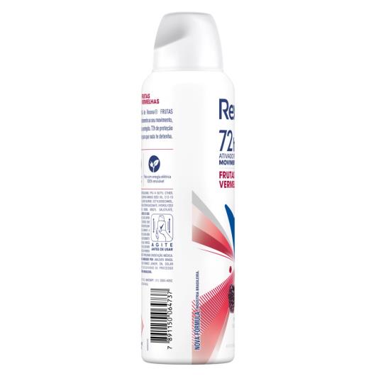 Desodorante Antitranspirante Aerosol Rexona Frutas Vermelhas 72 horas 150ml - Imagem em destaque