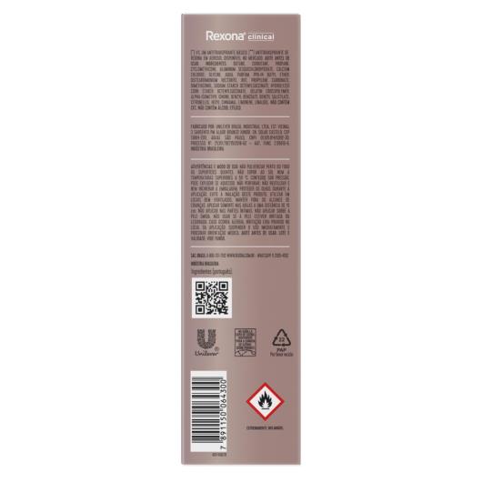 Antitranspirante Aerosol Rexona Clinical Extra Dry 150ml - Imagem em destaque