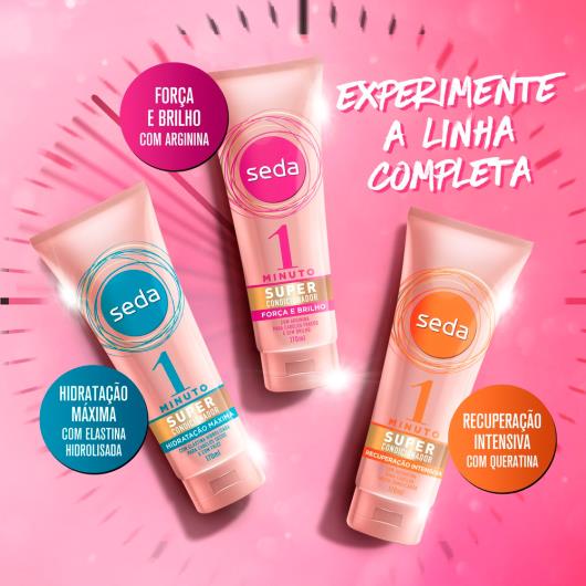 Super Condicionador Seda 1 Minuto Hidratação Máxima 170 ML - Imagem em destaque