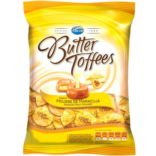 Bala Butter Toffees Mousse Maracujá 100 g - Imagem em destaque