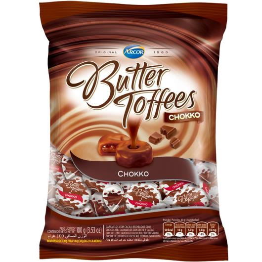 Bala Butter Toffees Chokko 100 g - Imagem em destaque