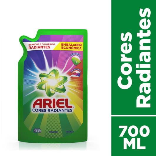 Sabão Líquido Refil Ariel Cores Radiantes 700ml - Imagem em destaque