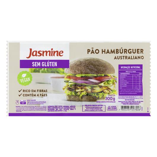 Pão para Hambúrguer Australiano sem Glúten Jasmine Pacote 300g - Imagem em destaque