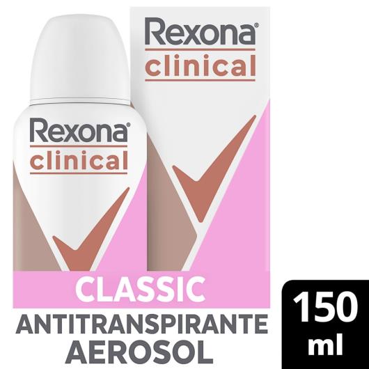 Antitranspirante Aerosol Rexona Clinical Classic 150ml - Imagem em destaque