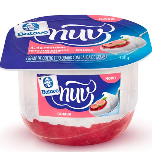 Creme de Queijo tipo Quark Batavo Nuv Goiaba 100g - Imagem em destaque