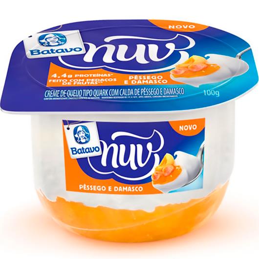 Creme de Queijo tipo Quark Batavo Nuv Pêssego e Damasco 100g - Imagem em destaque