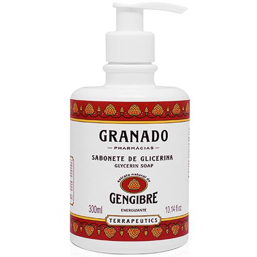 Sabonete Líquido Granado Glicerina TERRAPEUTICS Gengibre 300ml - Imagem em destaque