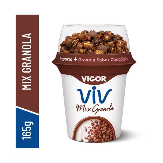 IOGURTE VIGOR VIV MIX GRANOLA CHOCOLATE 165 g - Imagem em destaque