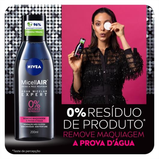 Água Micelar Bifásica NIVEA MicellAIR Expert 200ml - Imagem em destaque