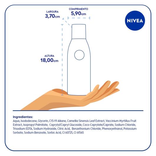 Água Micelar Bifásica NIVEA MicellAIR Expert 200ml - Imagem em destaque