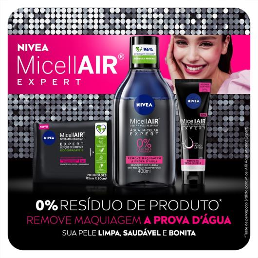 Água Micelar Bifásica NIVEA MicellAIR Expert 200ml - Imagem em destaque