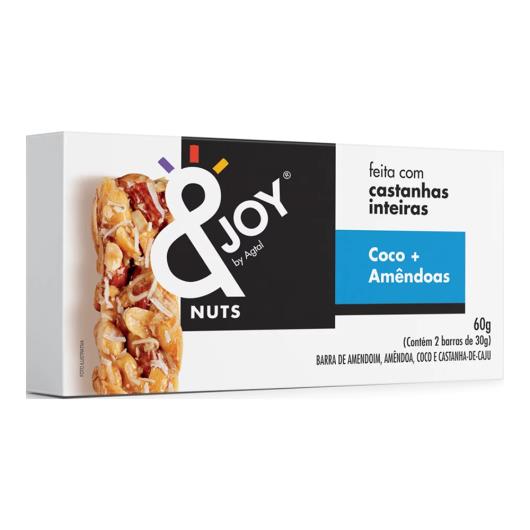 Barra de cereal &Joy coco e amendoas 60g - Imagem em destaque