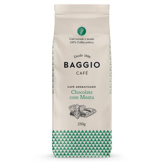 Café Baggio aromatizado Chocolate com Menta torrado e moído 250g - Imagem em destaque
