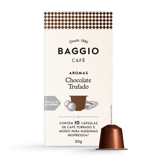 Café em Cápsula Torrado e Moído Chocolate Trufado Baggio Aromas Caixa 50g 10 Unidades - Imagem em destaque