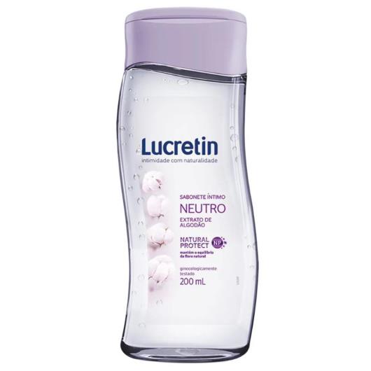 Sabonete intimo líquido Lucretin Neutro 200ml - Imagem em destaque