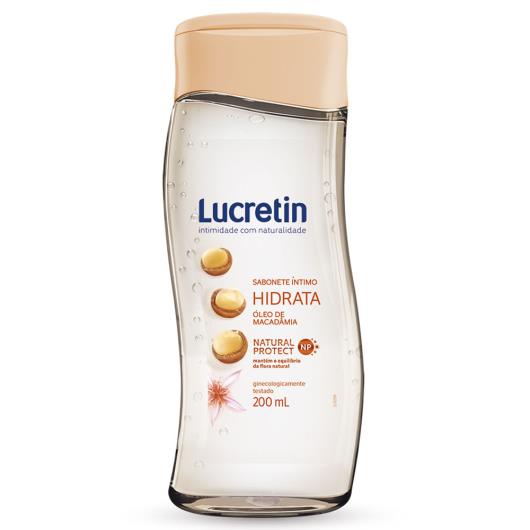 Sabonete Líquido Íntimo Lucretin Hidrata 200ml - Imagem em destaque