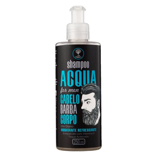 Shampoo Orgânico Acqua For Men 3Em1 250ML - Imagem em destaque