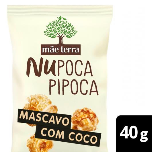 Pipoca Mãe Terra Açúcar Mascavo com Coco Integral e Orgânica 40g - Imagem em destaque