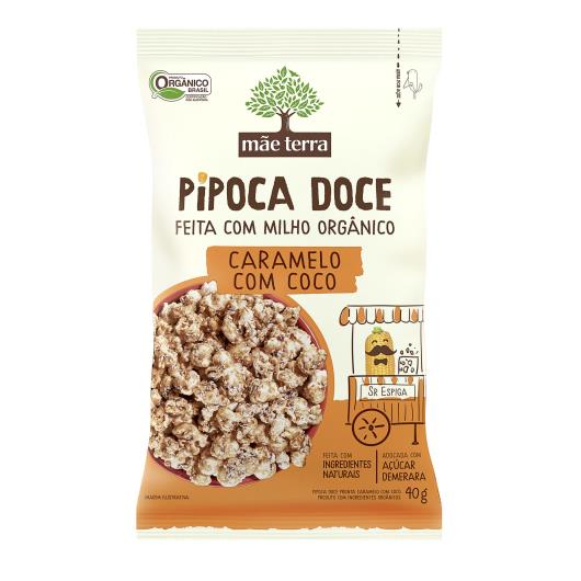 Pipoca Doce Pronta Orgânica Mãe Terra Nupoca Mascavo com Coco 40g - Imagem em destaque