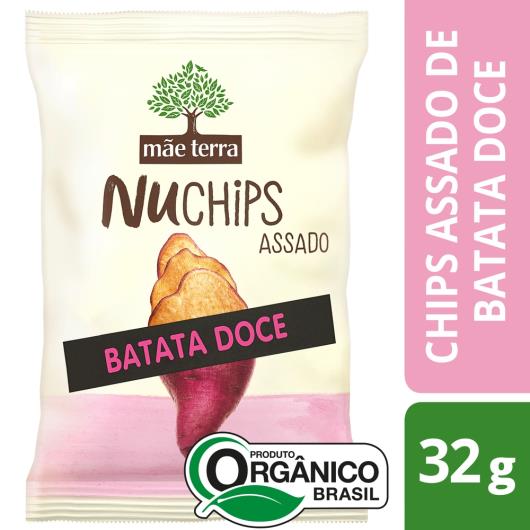 Chips Mãe Terra Batata Doce Assada e Orgânica 32 GR - Imagem em destaque