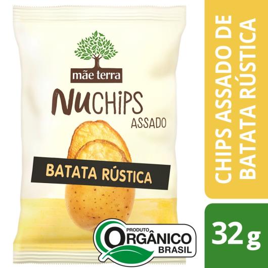 Chips Mãe Terra Batata Rústica Assada e Orgânica 32g - Imagem em destaque