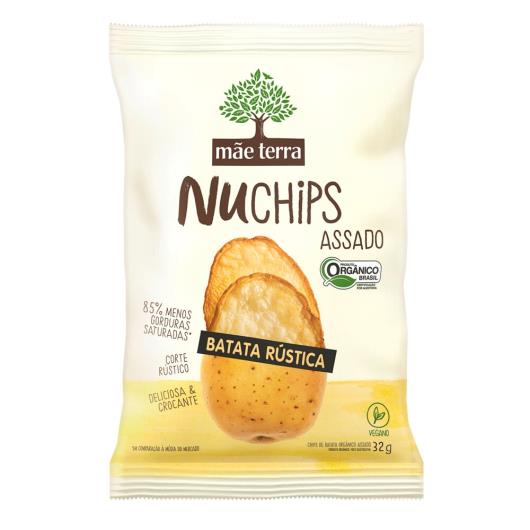 Chips Mãe Terra Batata Rústica Assada e Orgânica 32g - Imagem em destaque