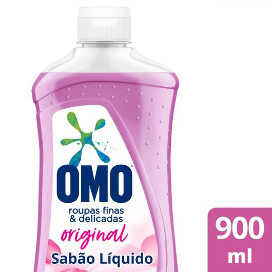 Sabão Líquido OMO Roupas Finas e Delicadas Original 900ml - Imagem em destaque