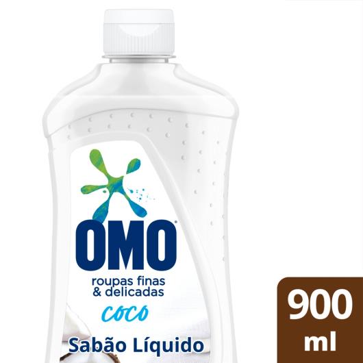 Sabão Líquido Omo Roupas Finas e Delicadas Coco 900ml - Imagem em destaque