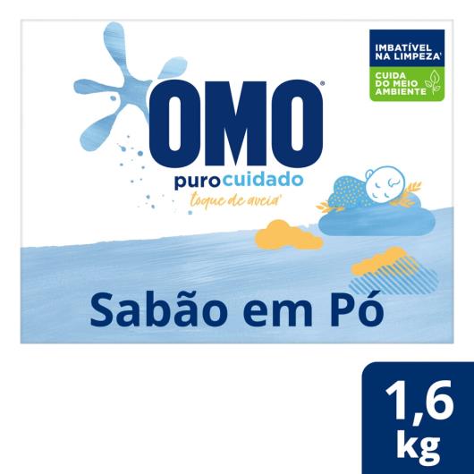 Sabão em Pó Omo Puro Cuidado 1,6kg - Imagem em destaque