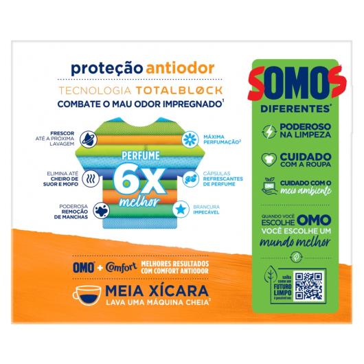 Sabão em Pó Omo Proteção Antiodor 800g - Imagem em destaque