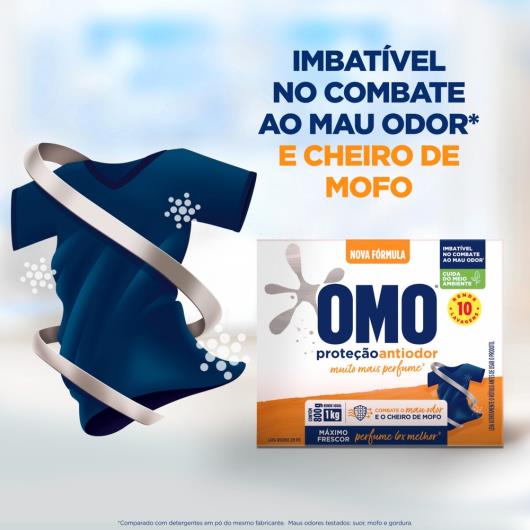 Sabão em Pó Omo Proteção Antiodor 800g - Imagem em destaque