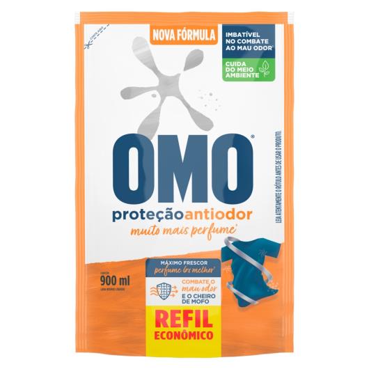 Sabão Liquido Refil Omo Proteção Antiodor 900ml - Imagem em destaque