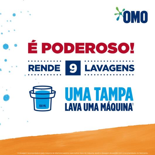 Sabão Liquido Refil Omo Proteção Antiodor 900ml - Imagem em destaque