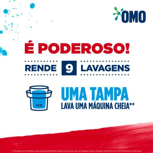 Sabão Líquido Refil Omo Lavagem Perfeita 900ml - Imagem em destaque