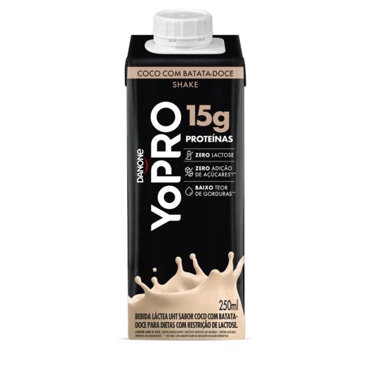 YoPRO Bebida Láctea UHT Coco com Batata-Doce 15g de proteínas 250ml - Imagem em destaque