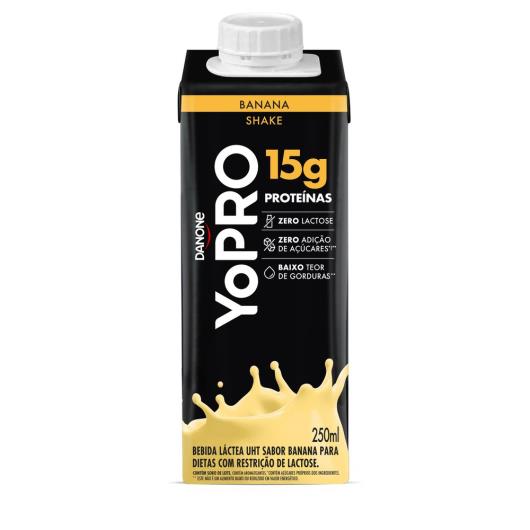 YoPRO Bebida Láctea UHT Banana 15g de proteínas 250ml - Imagem em destaque