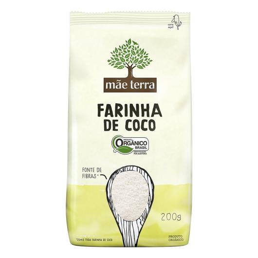 Farinha de Coco Orgânica Mãe Terra Pacote 200g - Imagem em destaque