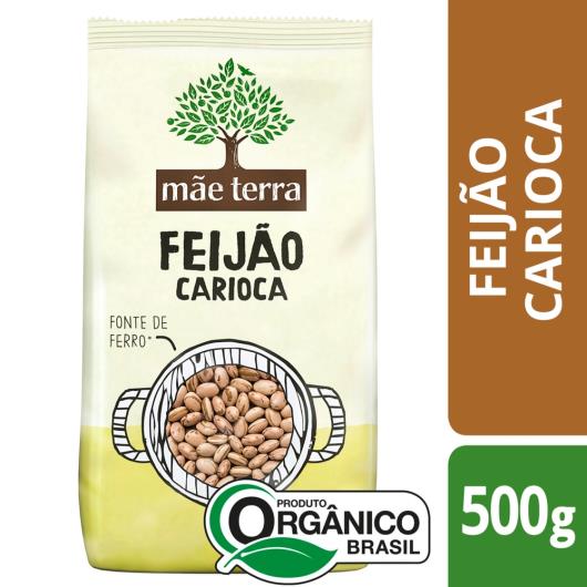 Feijão Carioca Mãe Terra Orgânico 500g - Imagem em destaque