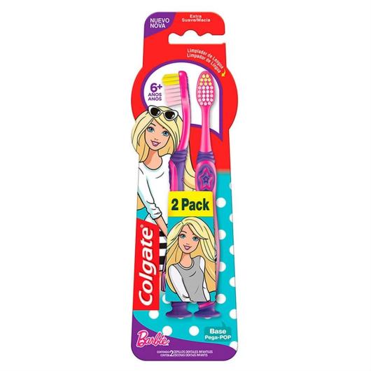 2 Escovas Dentais Colgate Slim Barbie - Imagem em destaque