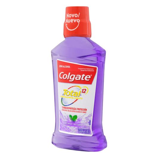 Enxaguante Bucal Antibacteriano Zero Álcool Colgate Total 12 Frasco 500ml - Imagem em destaque