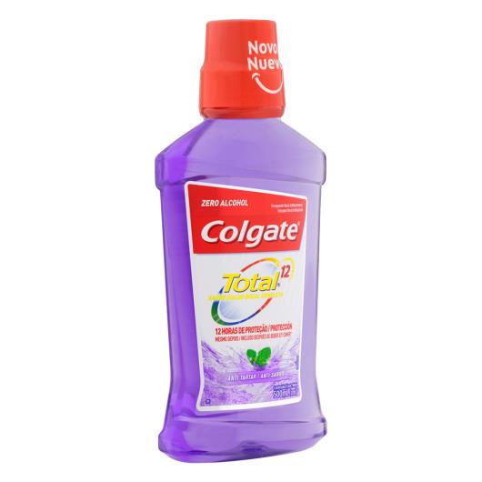 Enxaguante Bucal Antibacteriano Zero Álcool Colgate Total 12 Frasco 500ml - Imagem em destaque